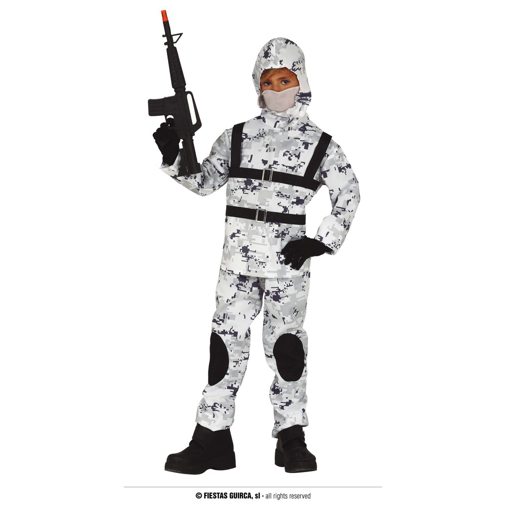 Arctic Soldier Costume | Shop Fancy Dress Costumes.