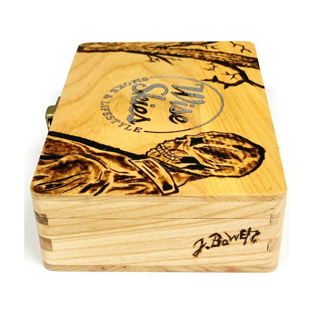 WOODEN ROLLING BOX ROLL BOX SMOKING STASH. ALL SIZES