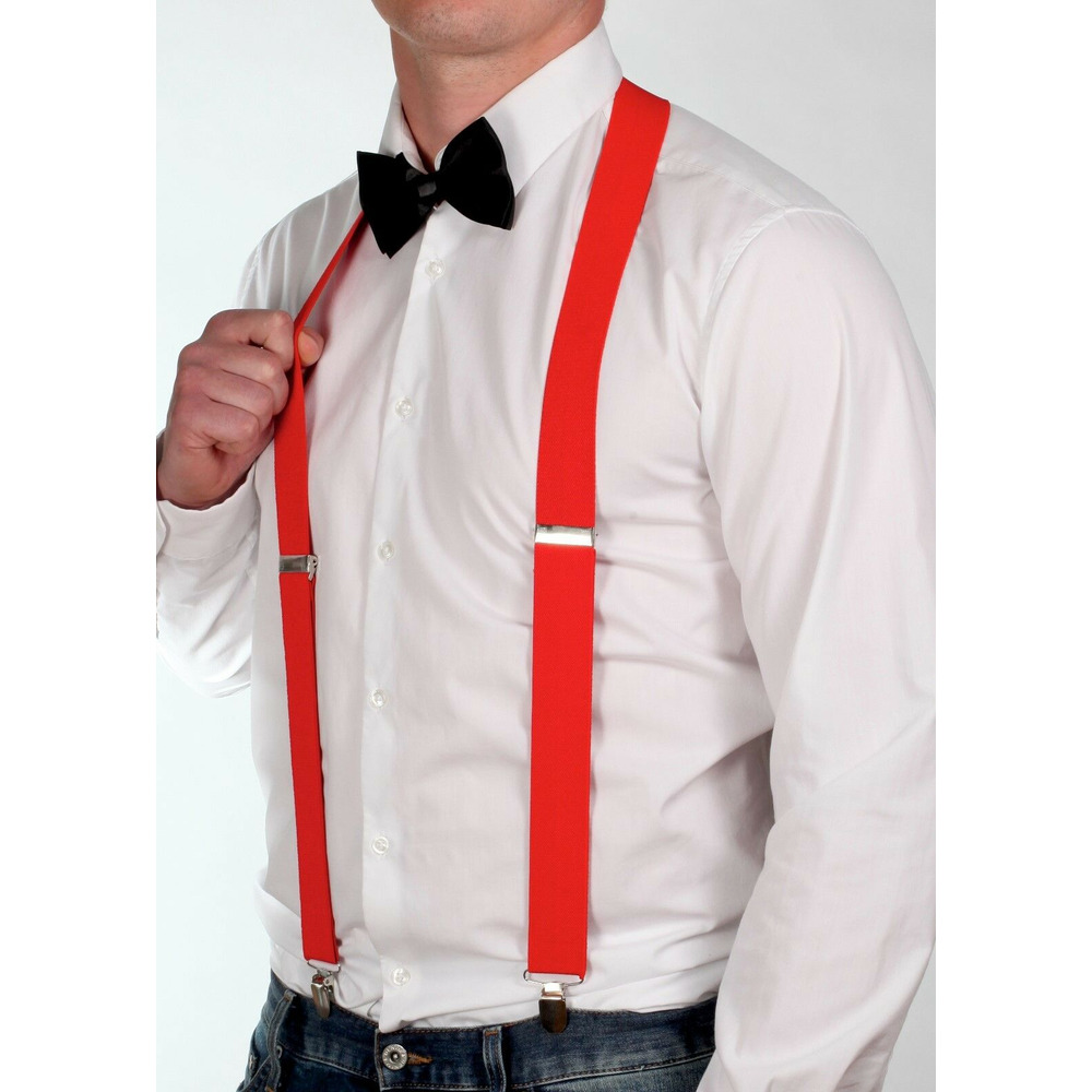 Red Suspenders Braces | Stylex Party