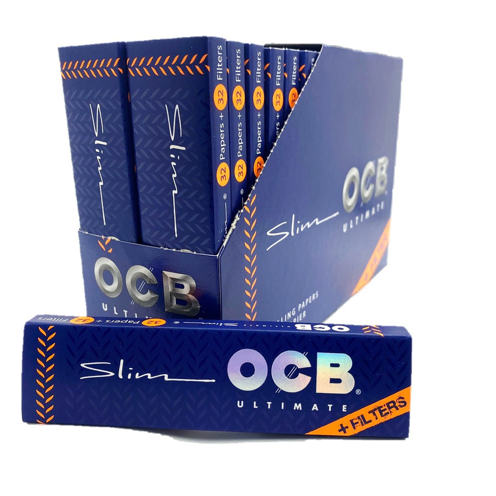 OCB Ultimate Tips Slim Papers – Up-N-Smoke