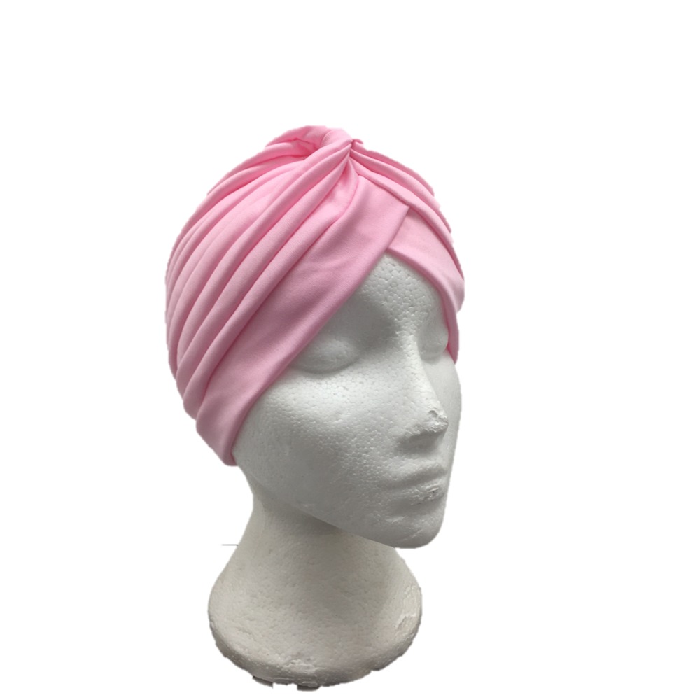 baby pink turban