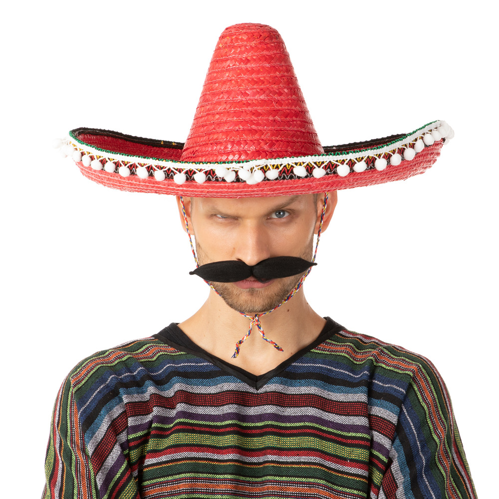 Red Mexican Sombrero Hat | Stylex Party