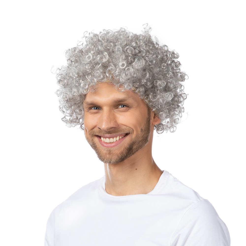 Afro Wig Grey