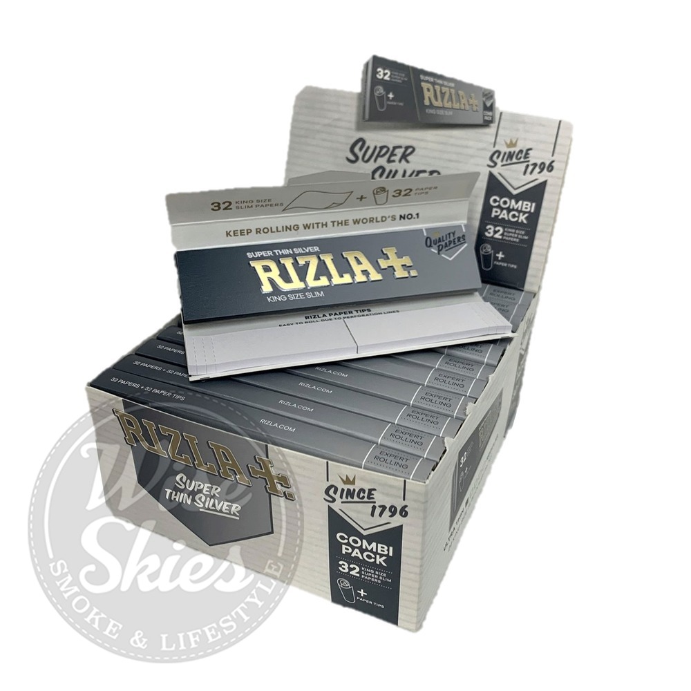 Rizla Silver King Size Slim Combi Pack Papers Wise Skies