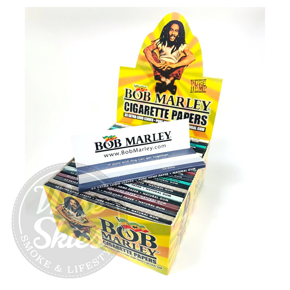 10 x BOB MARLEY Pure Hemp Rolling Papers Rizla King Size BEST DEAL ON  NEW