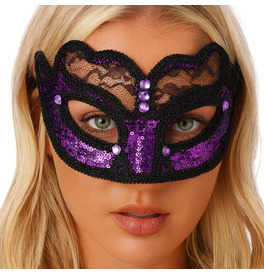 Gothic Eye Mask, Purple