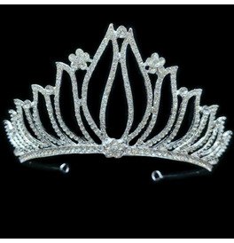 Crystal Lotus Tiara Crown