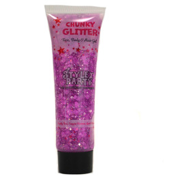 Face, Body & Hair Chunky Glitter - Baby Pink