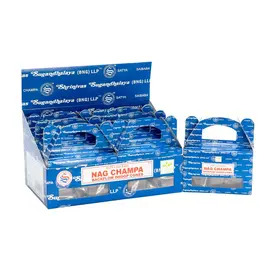 Satya Nag Champa Backflow Dhoop Cones (Box of 6)