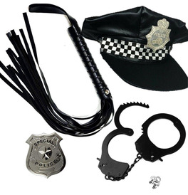 Sexy Bondage Police Accessories Set
