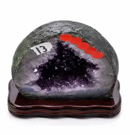 Amethyst Geode Crystal Statue