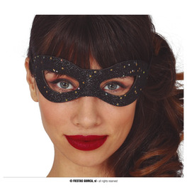 Black Glitter Eye Mask