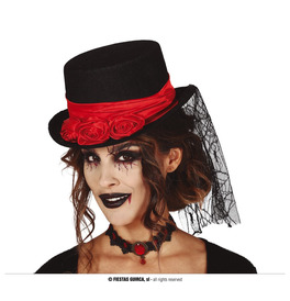 Felt Vampiress Top Hat 