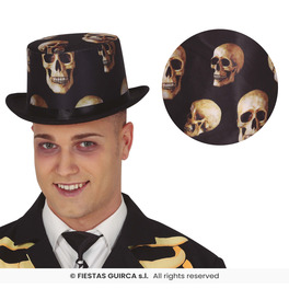 Skull top hat