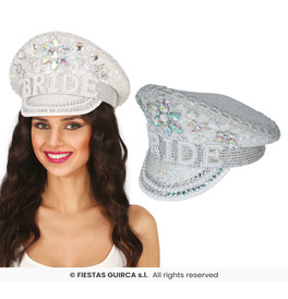 Bride Captain Hat with Jewels