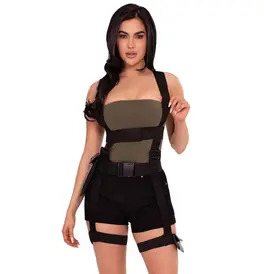 Utility Body Harness with Garter and Pockets