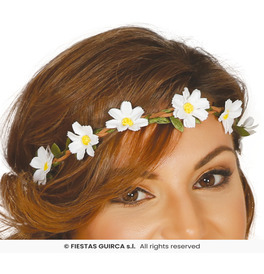 White Flower Headband