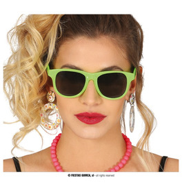 80s Neon Green Glasses