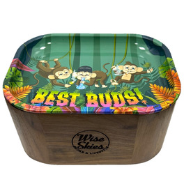 Best Buds Walnut Tray Rolling Box Set