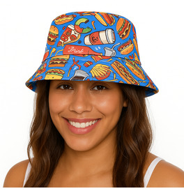 Bucket Hat - Blue Junk Food