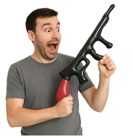 Inflatable Tommy Gun