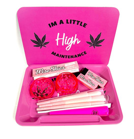High Maintenance Pink Tray Cover Set