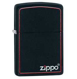 Zippo Lighter Classic Black and Red 