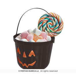 Trick or Treat Pumpkin bucket, 20cm