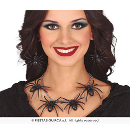 Spider Necklace and Earrings Set 