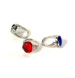 Jewelled Rings, Pack Of 3