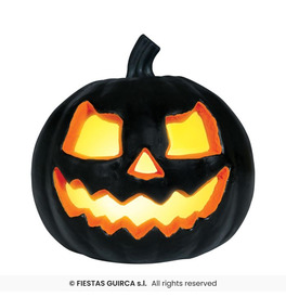 Black Foam Pumpkin 20cm