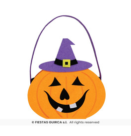 Pumpkin Fieltro basket 13 x 16cm