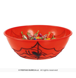 Orange Trick or Treat bowl 27x9 cms