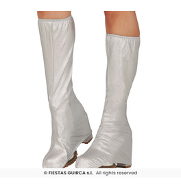 Silver Boot Covers 45cm