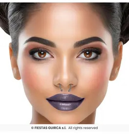 Assorted fake nose piercing