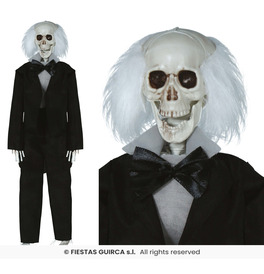 Hanging skeleton with suit 40 cm