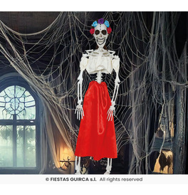 Hanging day of the dead skeleton 40 cm