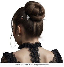 Gothic Hair Pin Clip 19 cm