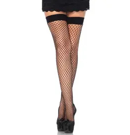 Elastane Fishnet Thigh Highs