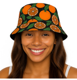 Bucket Hat - Oranges