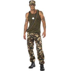 Khaki Camo Deluxe Costume