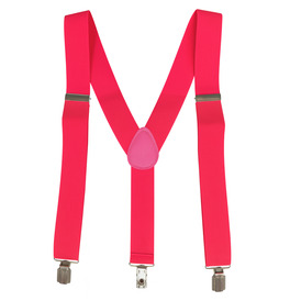 Bright Pink Suspender Braces