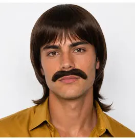 Brown Retro Wig