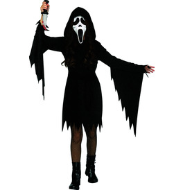 Glitter Ghost Face Costume