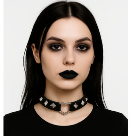 Heart Collar Choker Necklace