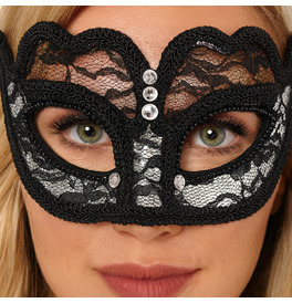 Gothic Eye Mask, Silver
