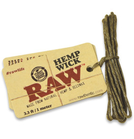 Raw Hemp 3.3FT Wick (Box Of 40)