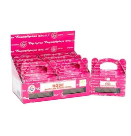 Satya Rose Backflow Dhoop Cones (Box Of 6)