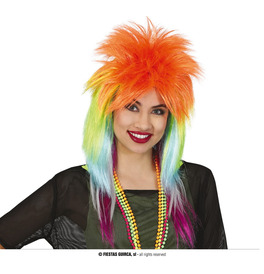 Multicoloured Rock Wig 