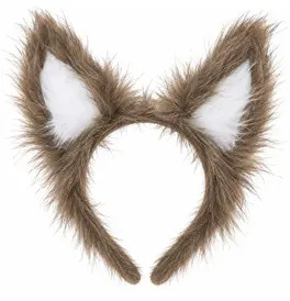 Brown Wolf Ears